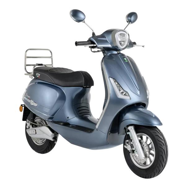 Der GTS E-BRAVO Byron Blue 45km/h Elektroroller Der GTS E-BRAVO Byron Blue 45km/h Elektroroller